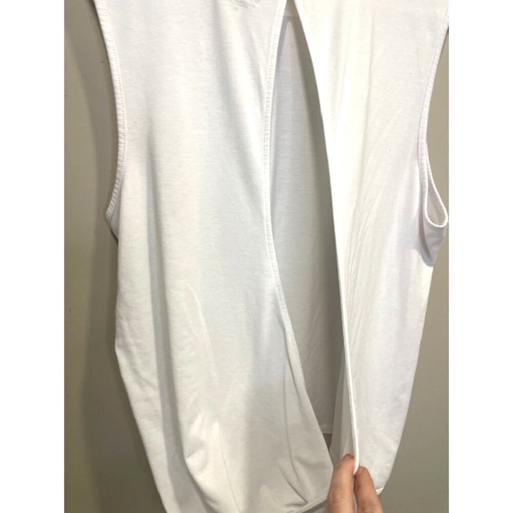 Athleta Set of 2 Tanks White Cotton Breathable Athletic Tops Size XL - Picture 6 of 12